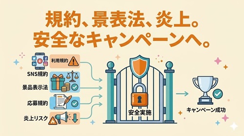 SNSキャンペーンを行う際の注意点