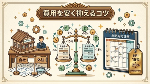 費用を安く抑えるためのポイント